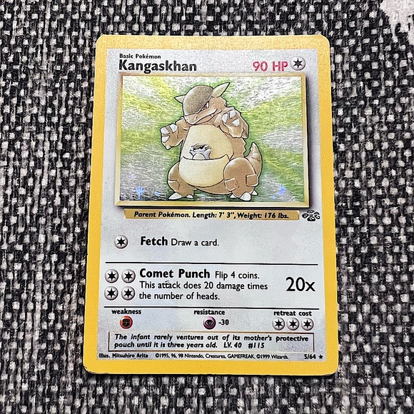 rare kangaskhan pokemon card - FireRed & LeafGreen Mega Evolution ruleWhen 1 of your Pokmon becomes a Mega Evolution Pokmon 1ST EDITION POKEMON #21 KANGASKHAN